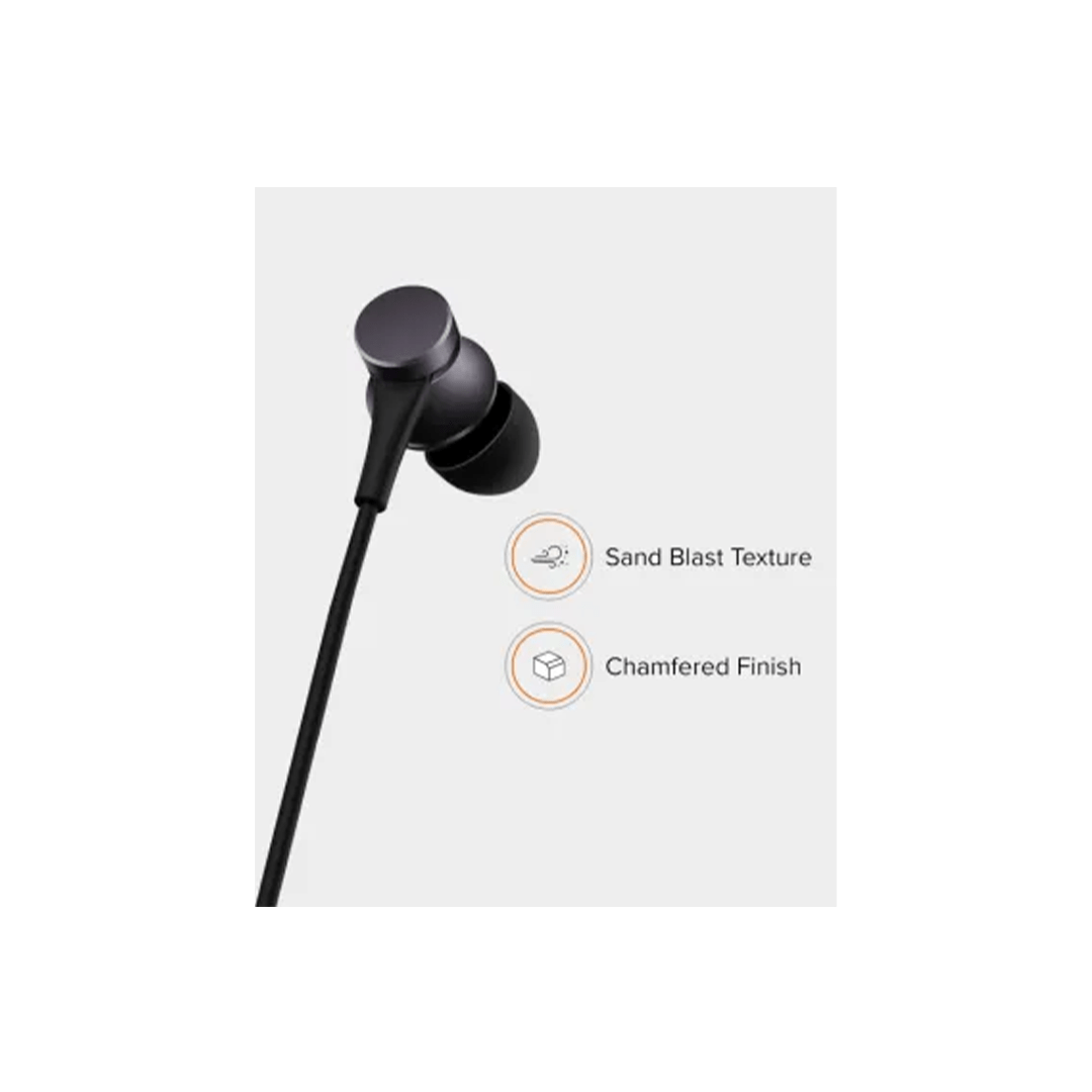 Xiaomi Mi Basic in-Ear Headphones with Mic - Matte Black in Qatar Xiaomi Mi Basic in-Ear Headphones with Mic - Matte Black in Qatar